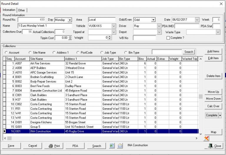 Trade Waste Software - Midsoft